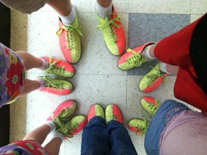 Ross family bowling shoes