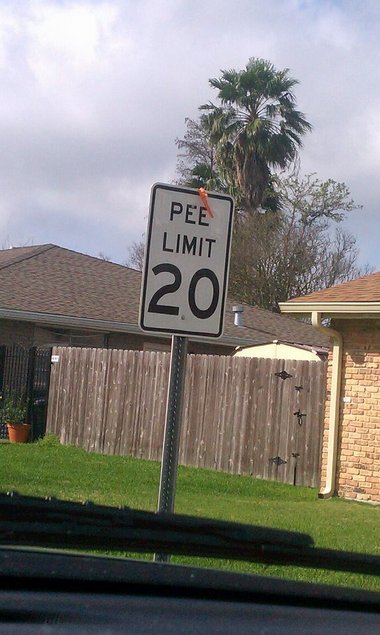 Runners Have a Pee Limit