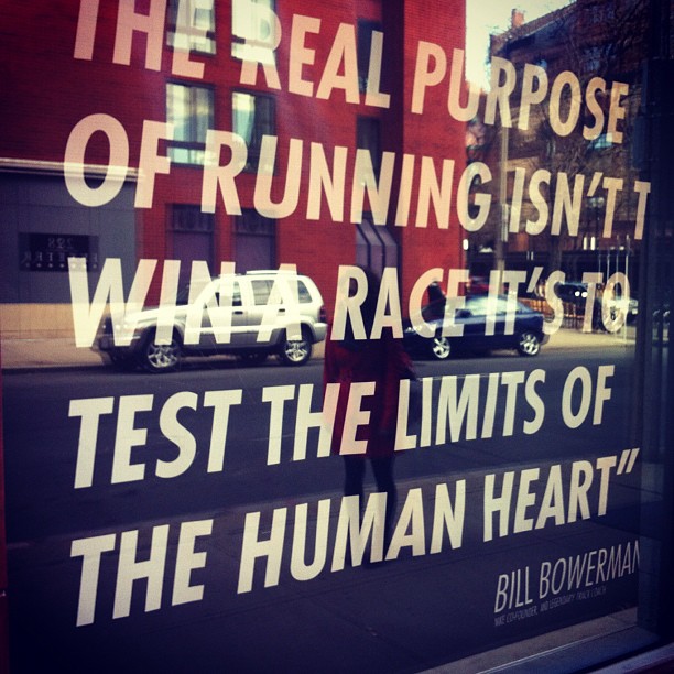 The Purpose of Running