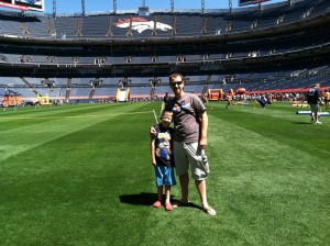 Hanging out Mile High Stadium