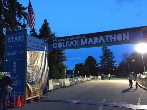 Colfax Marathon Starting Line