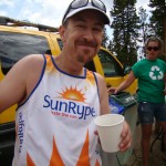 Mile 34 aid station happiness Silver Rush