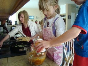 Cooking on Thanksgiving