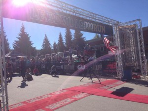 Leadville 100 Finish Line