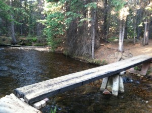Stream crossing at Kenosha Pass