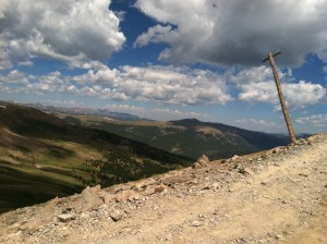 View from near the top of Mosquito Pass