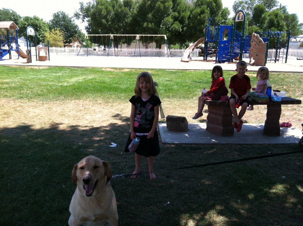 Kids at Crist Park