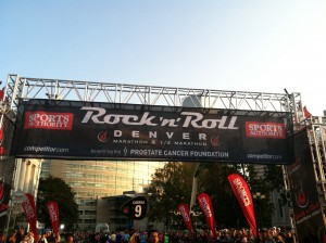 Denver Marathon Starting Line