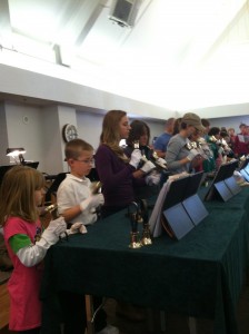 Handbell Choir Playing