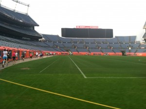 Inside Mile High Stadium