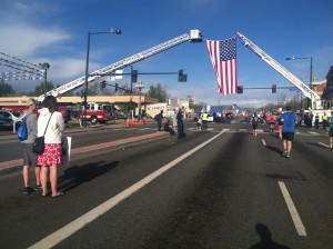 Running under the flag