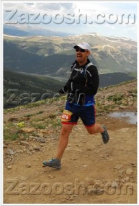 Running down Mosquito Pass