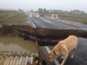 Colorado Flooding Road Missing