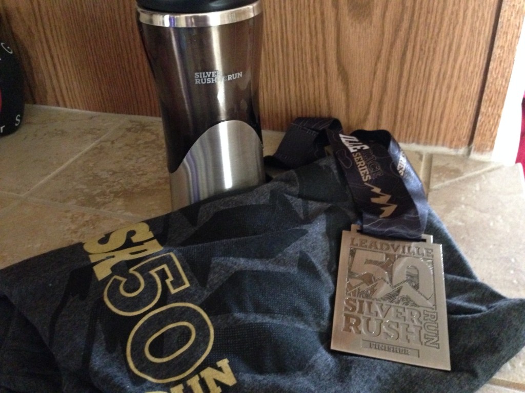 Silver Rush 50 Medal and Shirt