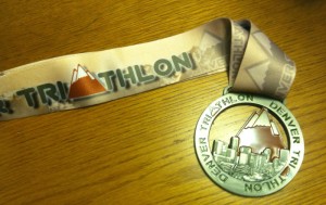 Denver Triathlon Finisher Medal