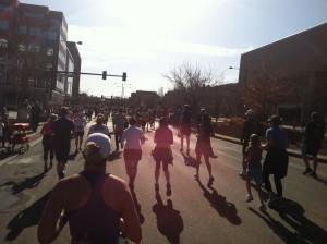 Cherry Creek Sneak 10 Mile Finish Line