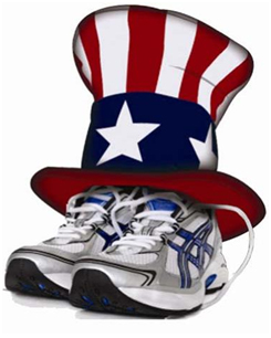 4th of July Running Image