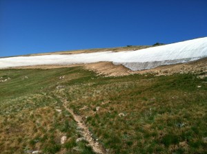 Georgia Pass at the top