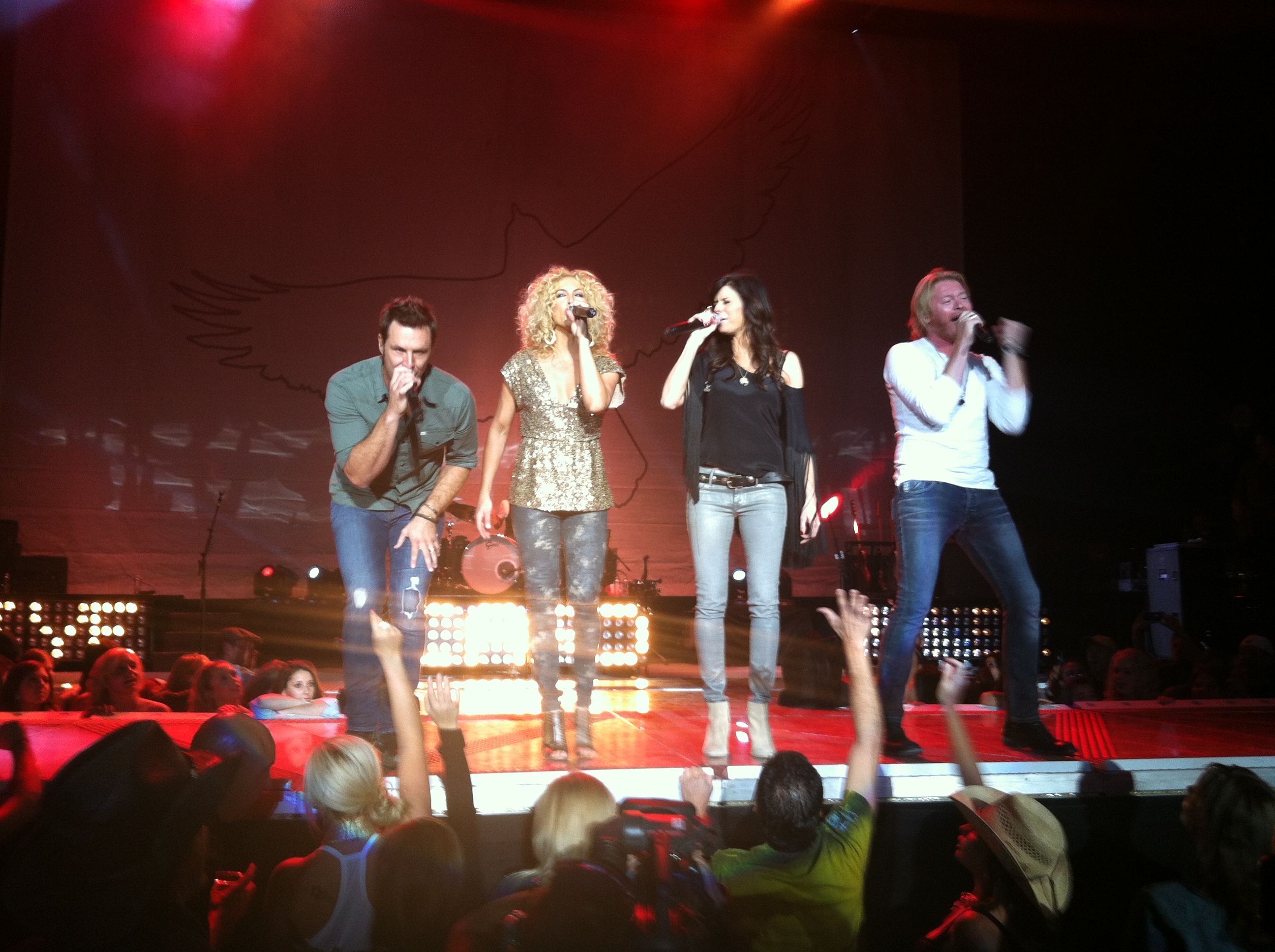 Little Big Town on stage