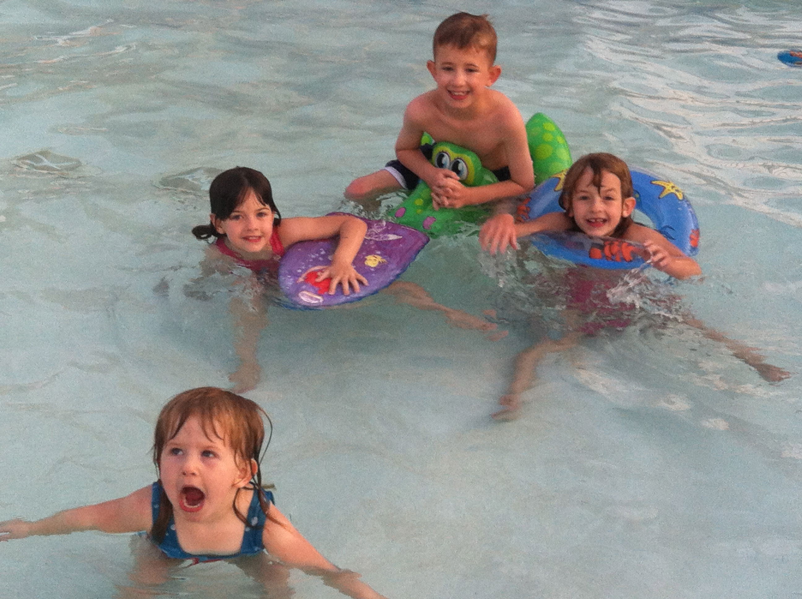 Kids at the pool