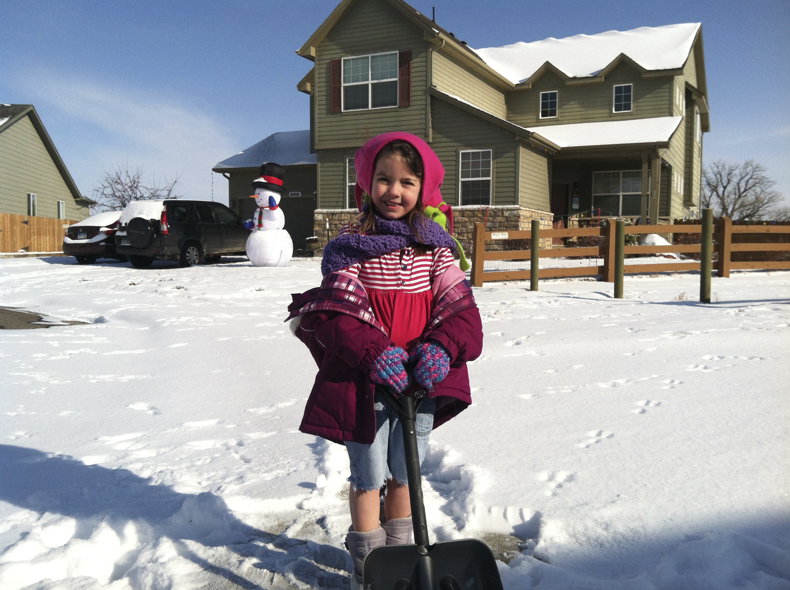 Christmas Eve snow in Colorado