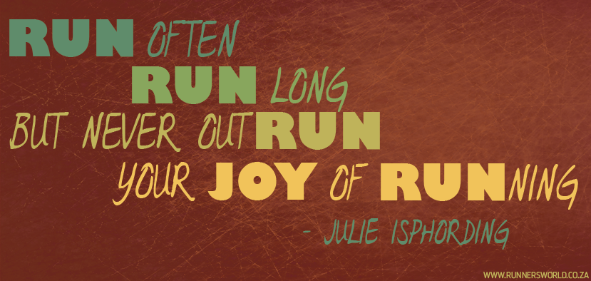 Joy of running